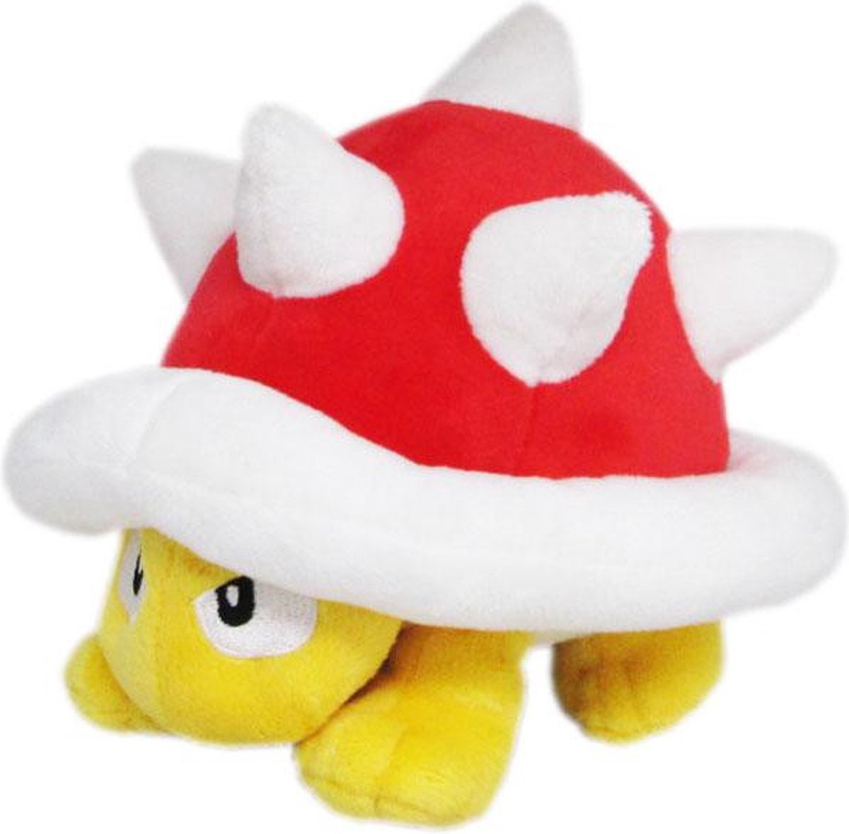 Spiny - Super Mario Pluche Knuffel 16 cm {Nintendo Mario Bros Plush Toy - Speelgoed Knuffels voor Kinderen Jongens Meisjes - Friends: Mario, Luigi, Bowser, Toad, Donkey Kong, Peach, Yoshi}